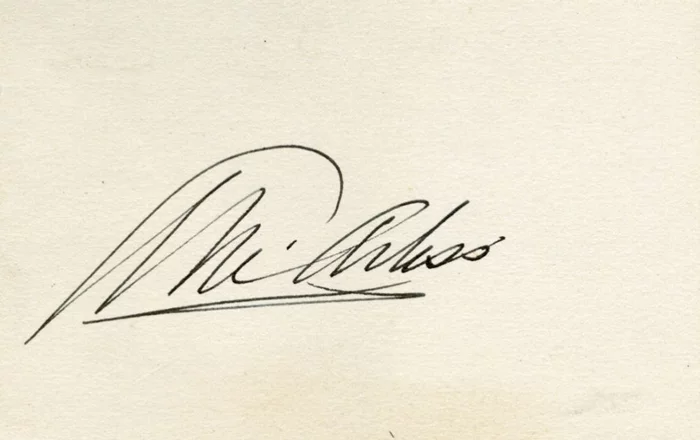 George Arliss autograph