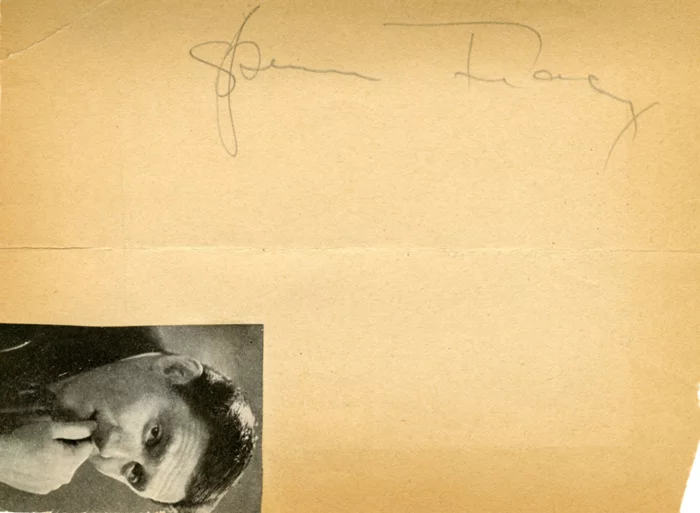Spencer Tracy autograph