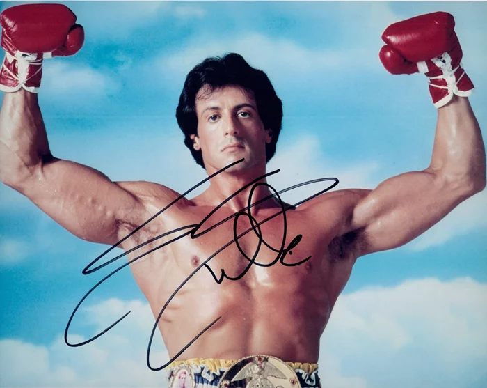 Sylvester Stallone autograph