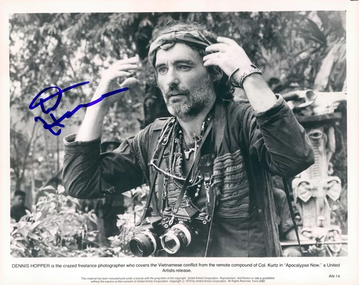 Dennis Hopper autograph