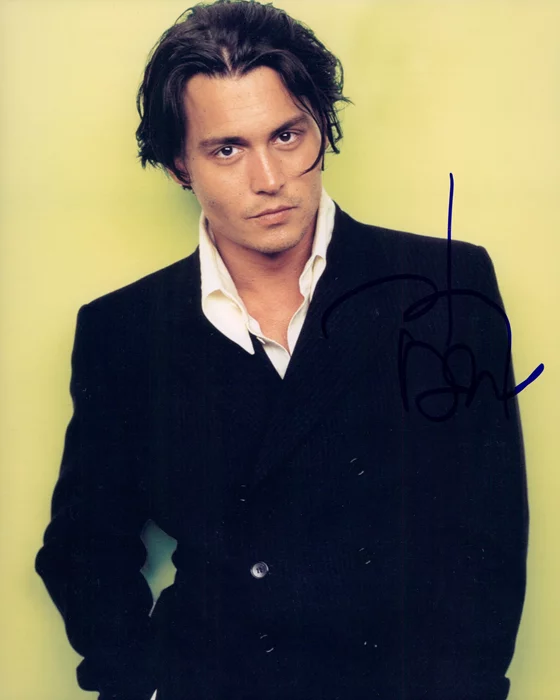 Johnny Depp autograph