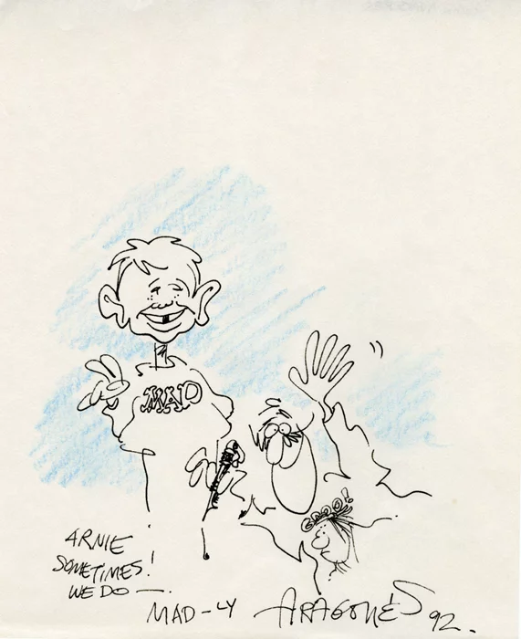 Sergio Aragones autograph