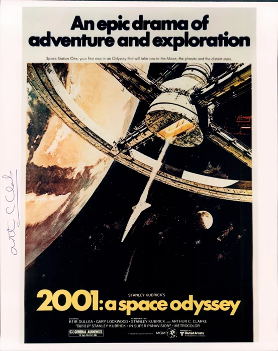 Arthur C. Clarke autograph