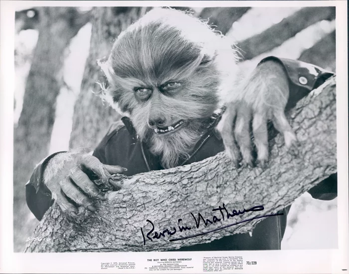 Kerwin Mathews autograph