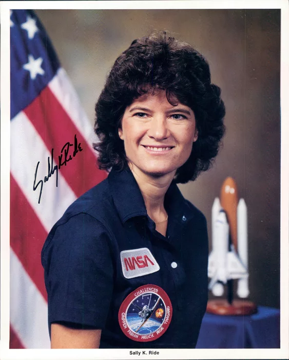 Sally Ride autograph
