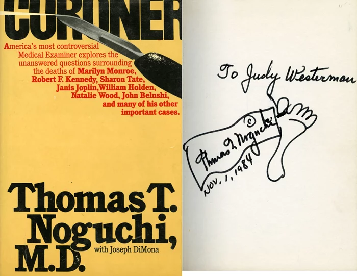 Thomas Noguchi autograph