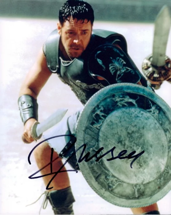 Russell Crowe autograph