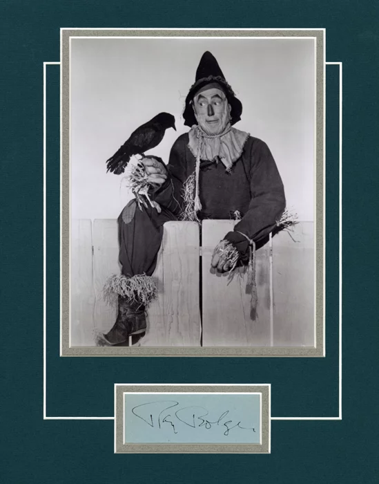 Ray Bolger autograph