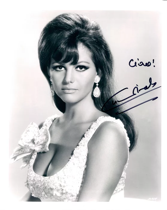 Claudia Cardinale autograph