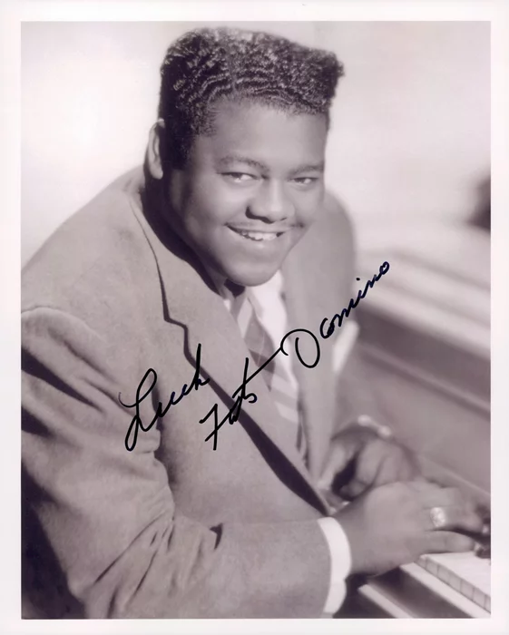 Fats Domino autograph