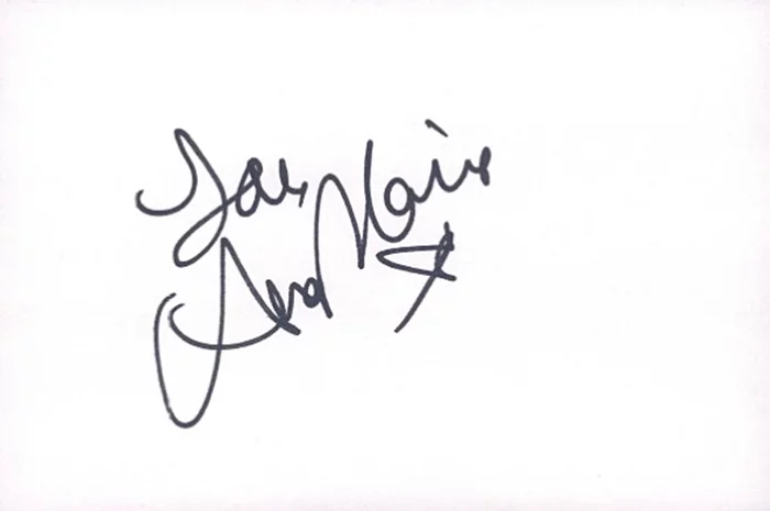 Anna Maria Perez de Tagle autograph