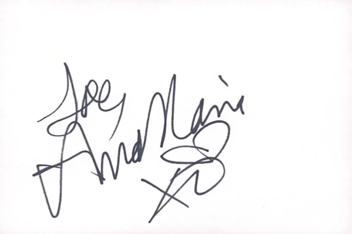 Anna Maria Perez de Tagle autograph