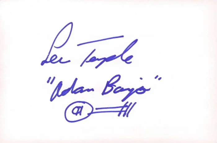Lew Temple autograph