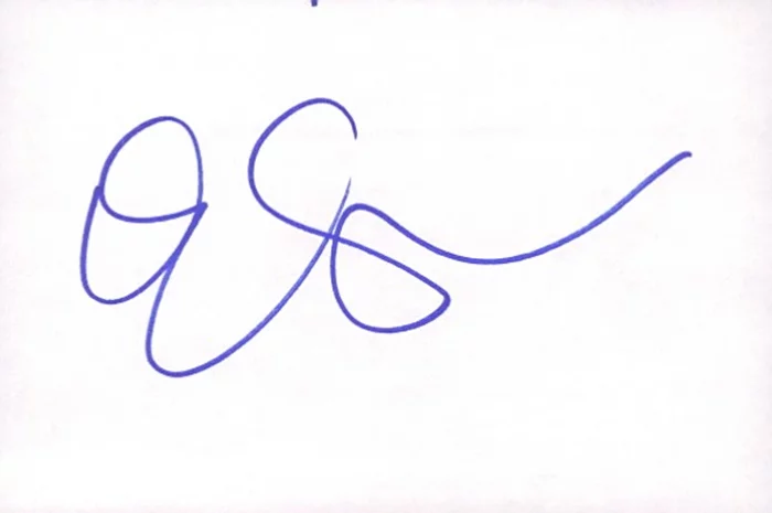 Emma Stone autograph