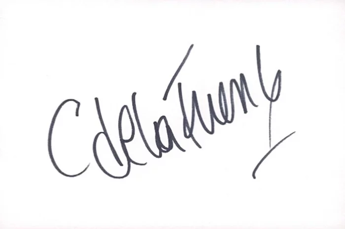 Cristian De La Fuente autograph