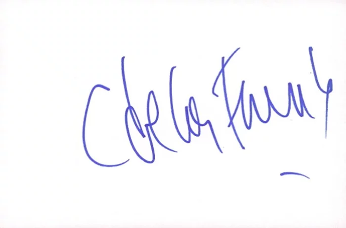 Cristian De La Fuente autograph