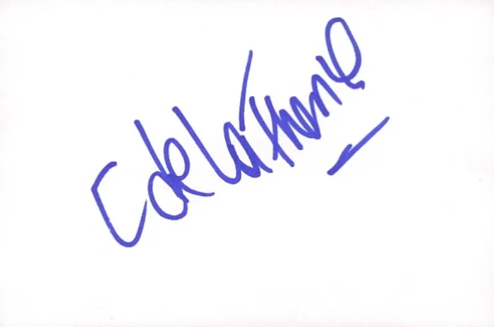Cristian De La Fuente autograph