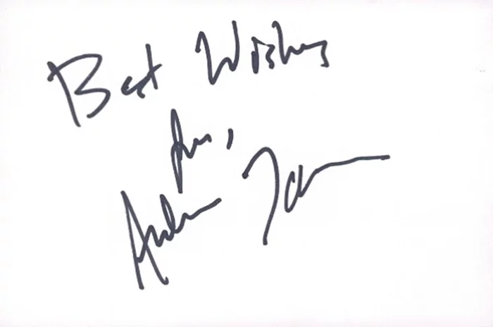 Andy Lawrence autograph