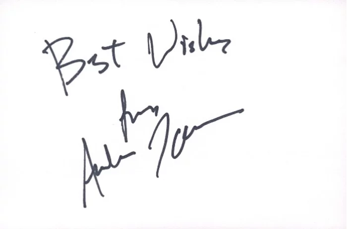 Andy Lawrence autograph