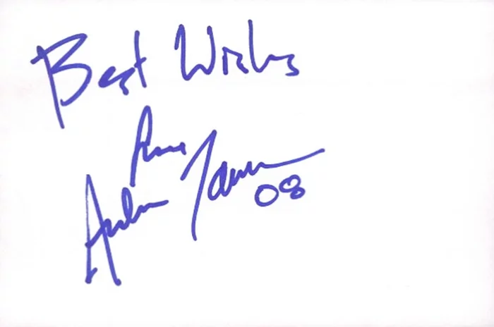 Andy Lawrence autograph