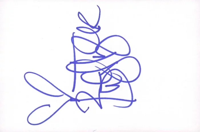 Buffy Tyler autograph