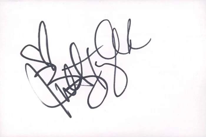 Buffy Tyler autograph