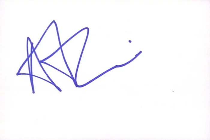 Alessandra Torresani autograph