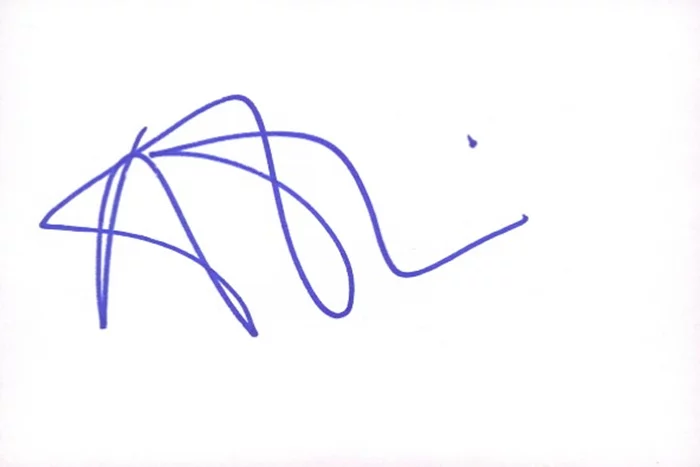 Alessandra Torresani autograph
