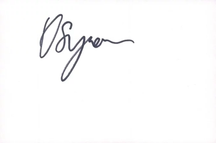 Owain Yeoman autograph