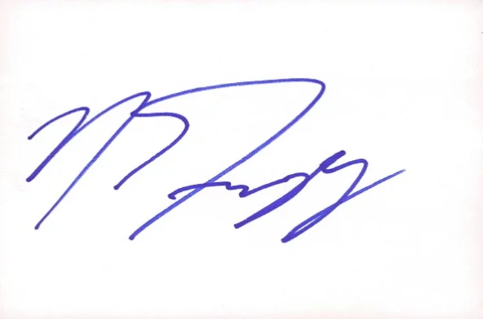 Nicholas Gonzalez autograph