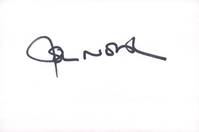 John Noble autograph