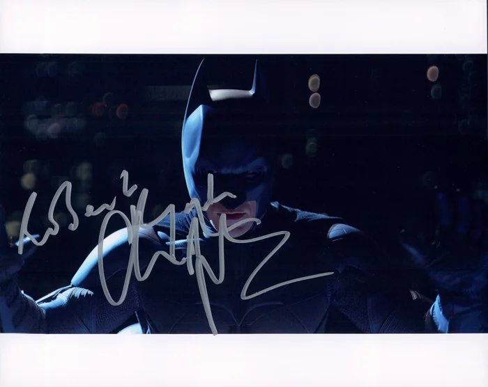 Christian Bale autograph