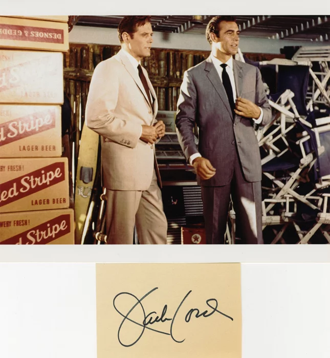 Jack Lord autograph