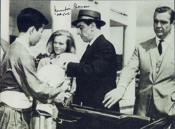 Martin Benson autograph