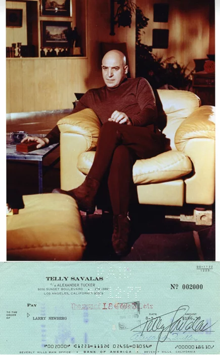 Telly Savalas autograph