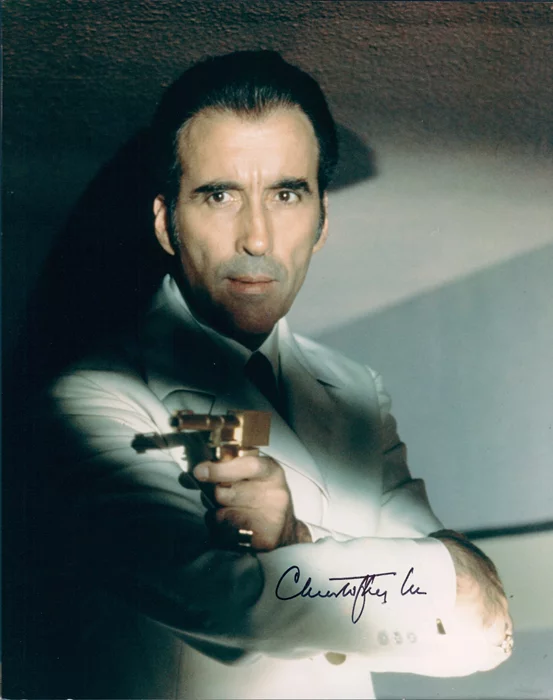 Christopher Lee autograph