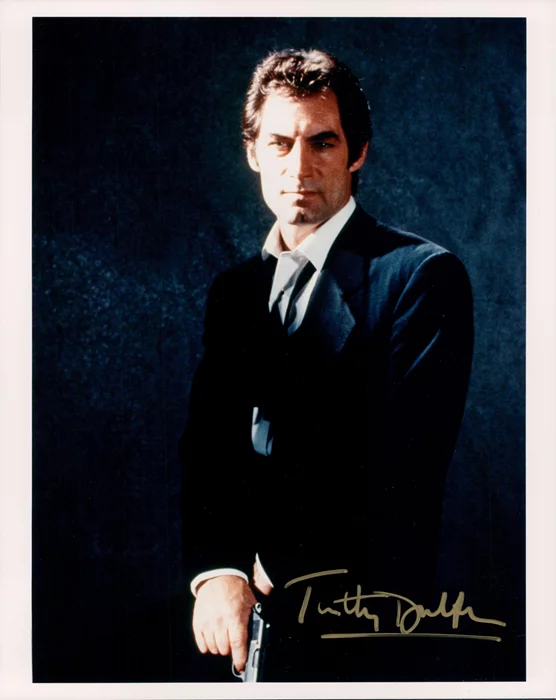 Timothy Dalton autograph