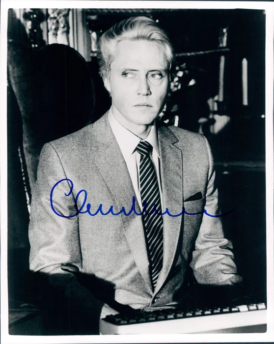 Christopher Walken autograph