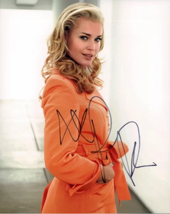 Rebecca Romijn autograph