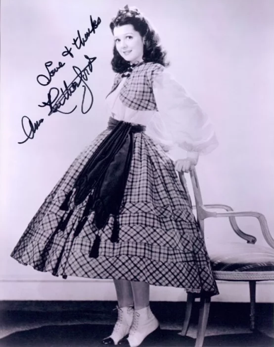 Ann Rutherford autograph