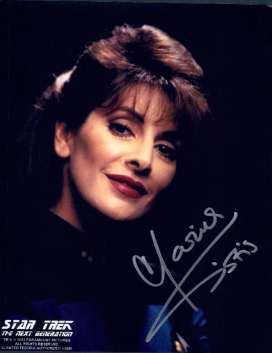Marina Sirtis autograph