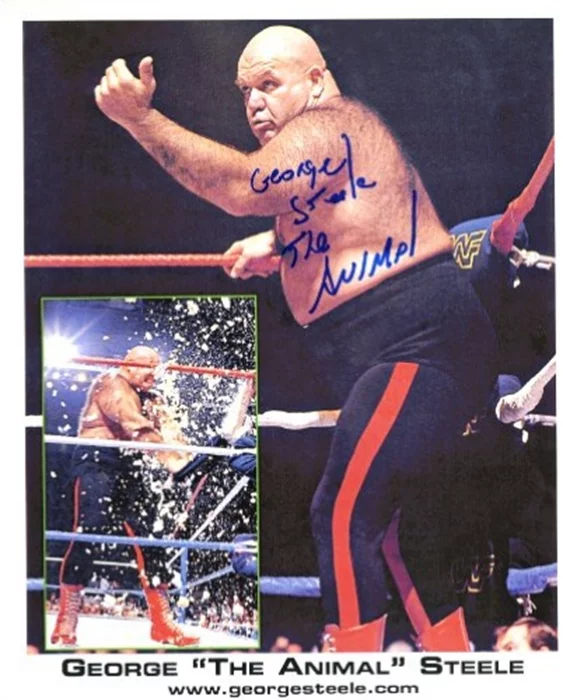 George Steele autograph