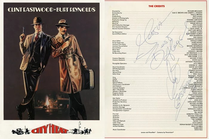 Clint Eastwood autograph