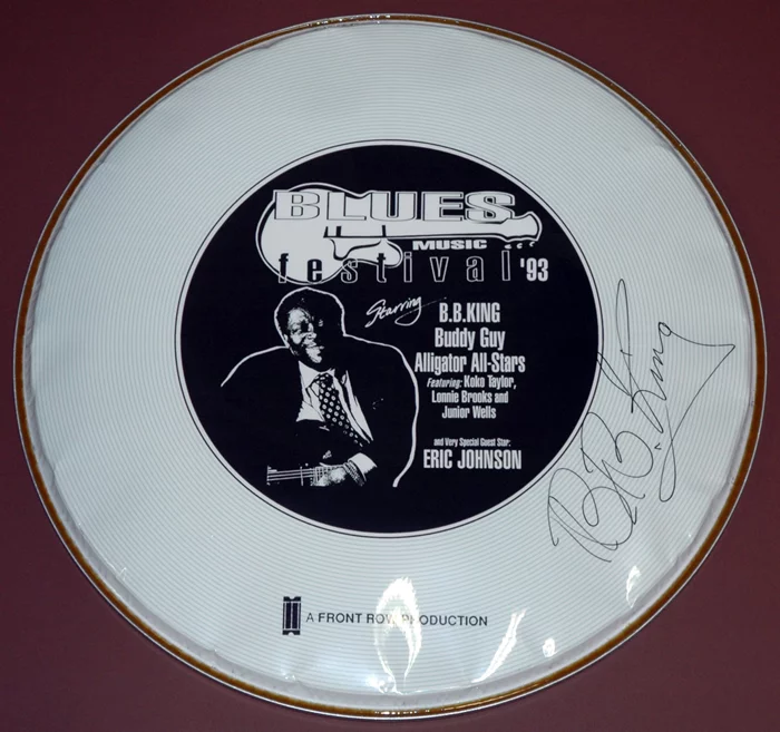 B.B. King autograph
