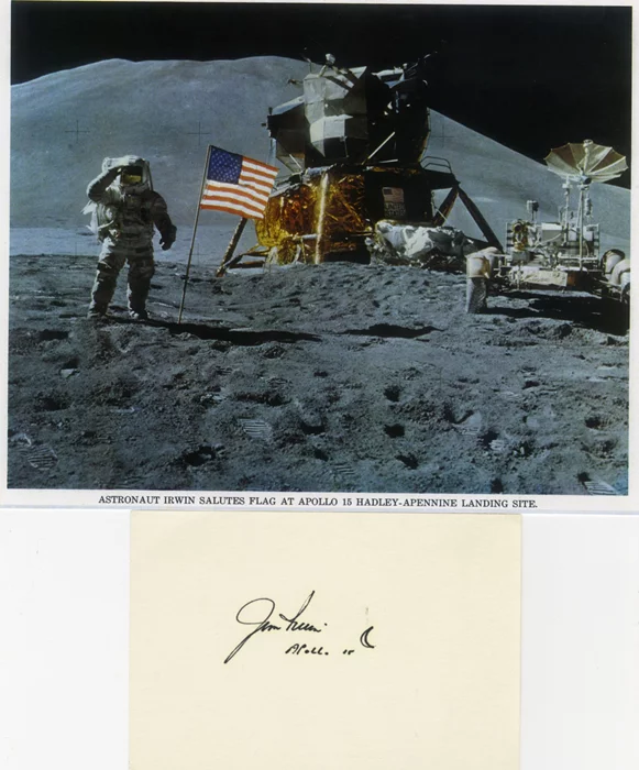 James Irwin autograph