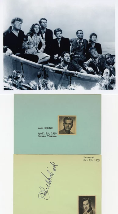 John Hodiak autograph