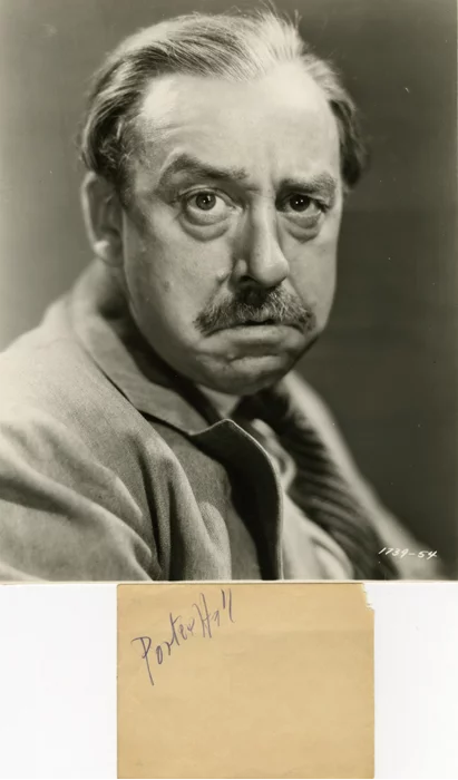 Porter Hall autograph