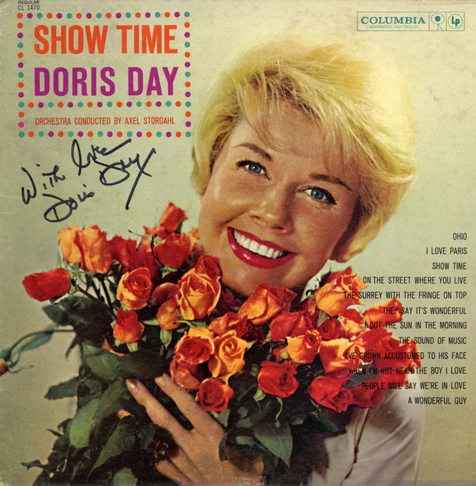 Doris Day autograph