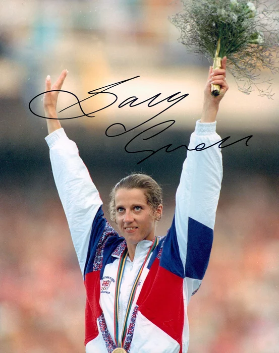 Sally Gunnell autograph