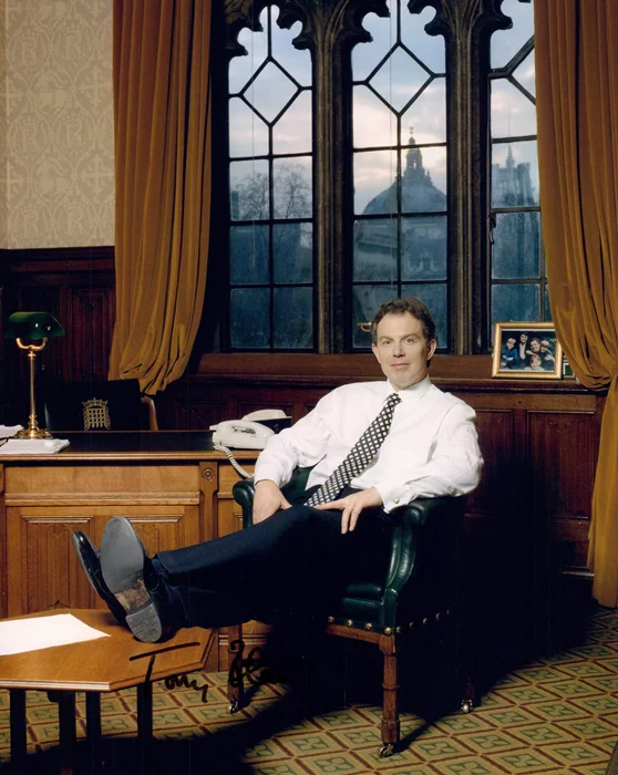 Tony Blair autograph